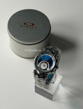 Oakley Judge Watch – Matte Silver / Blue Dial