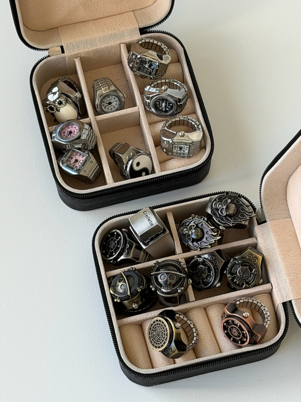 Jewellery Ring Storage Case – Travel Organiser for Rings & Small Accessories