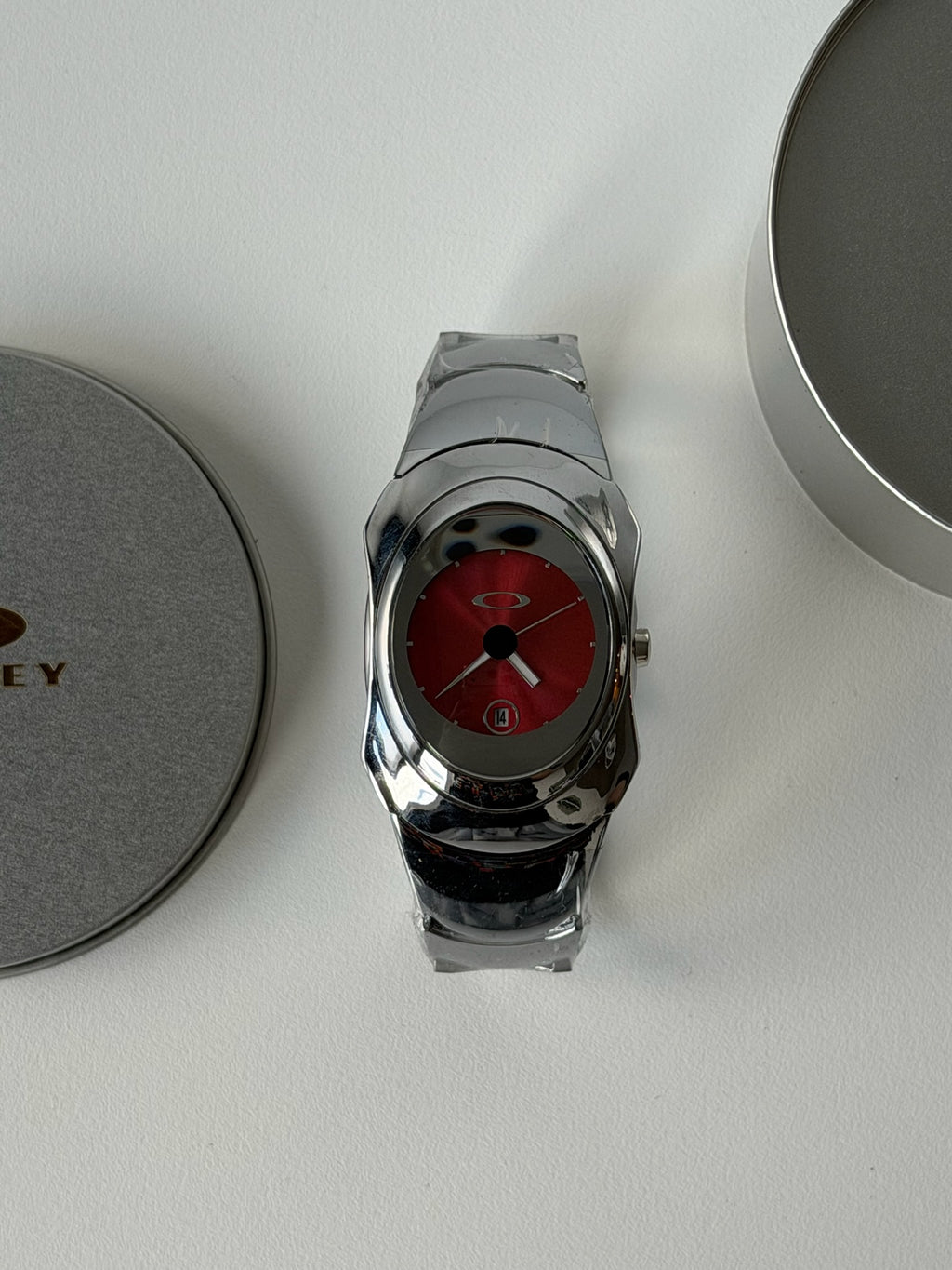 Oakley Time Bomb Style Watch – Crimson Red