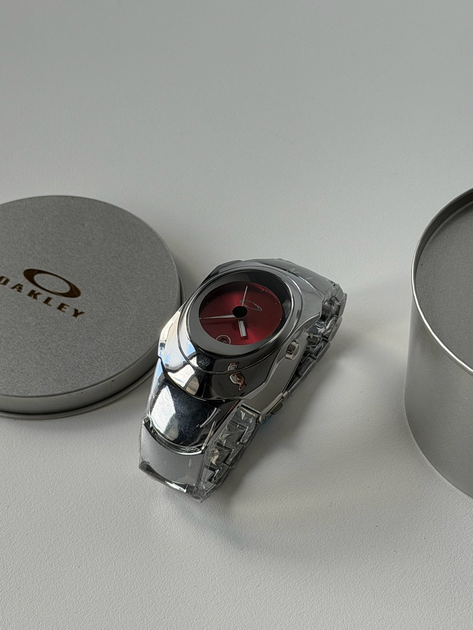 Oakley Time Bomb Style Watch – Crimson Red