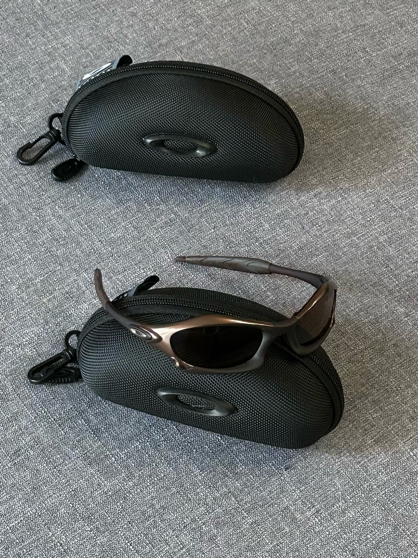 Vintage Oakley Sunglasses: Copper Frame, Copper Lenses with Case