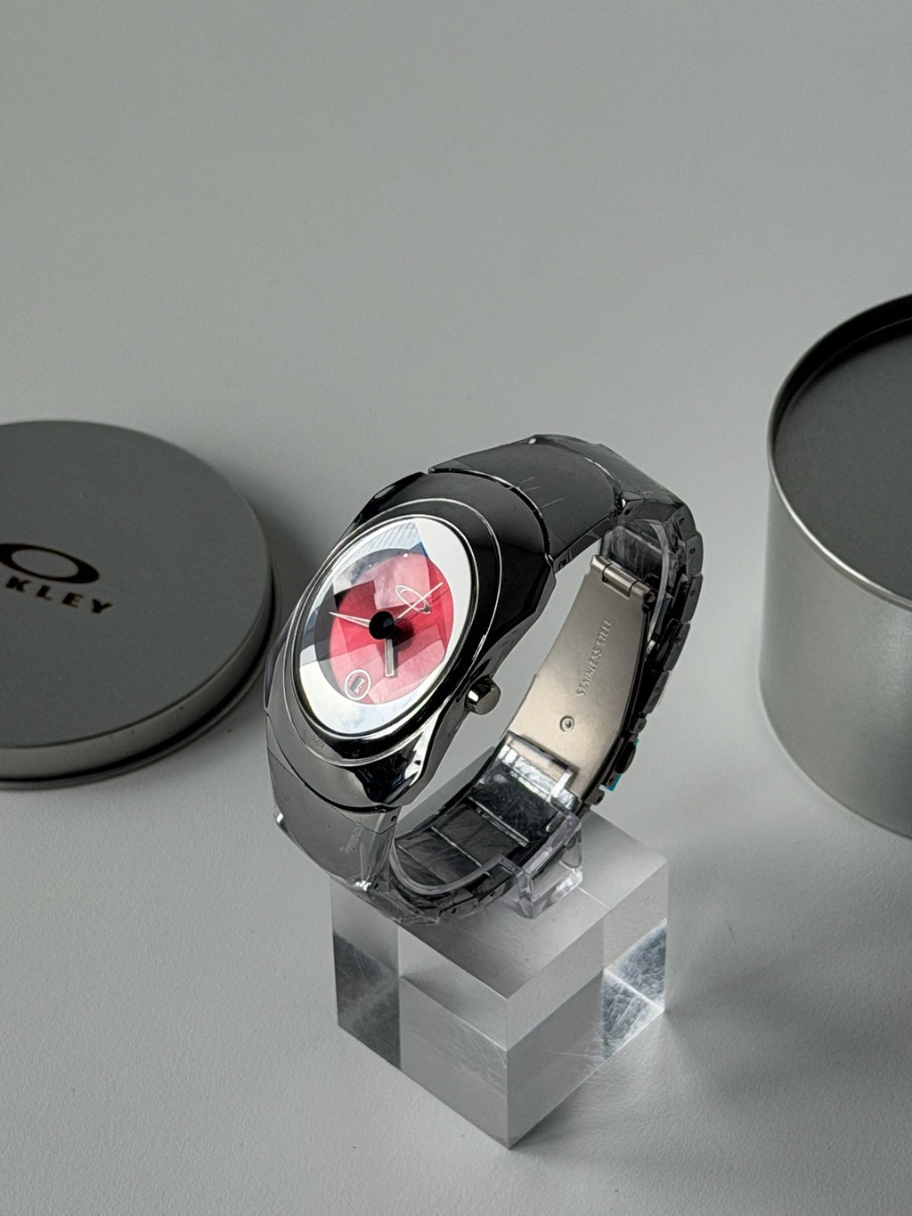 Oakley Time Bomb Style Watch – Crimson Red