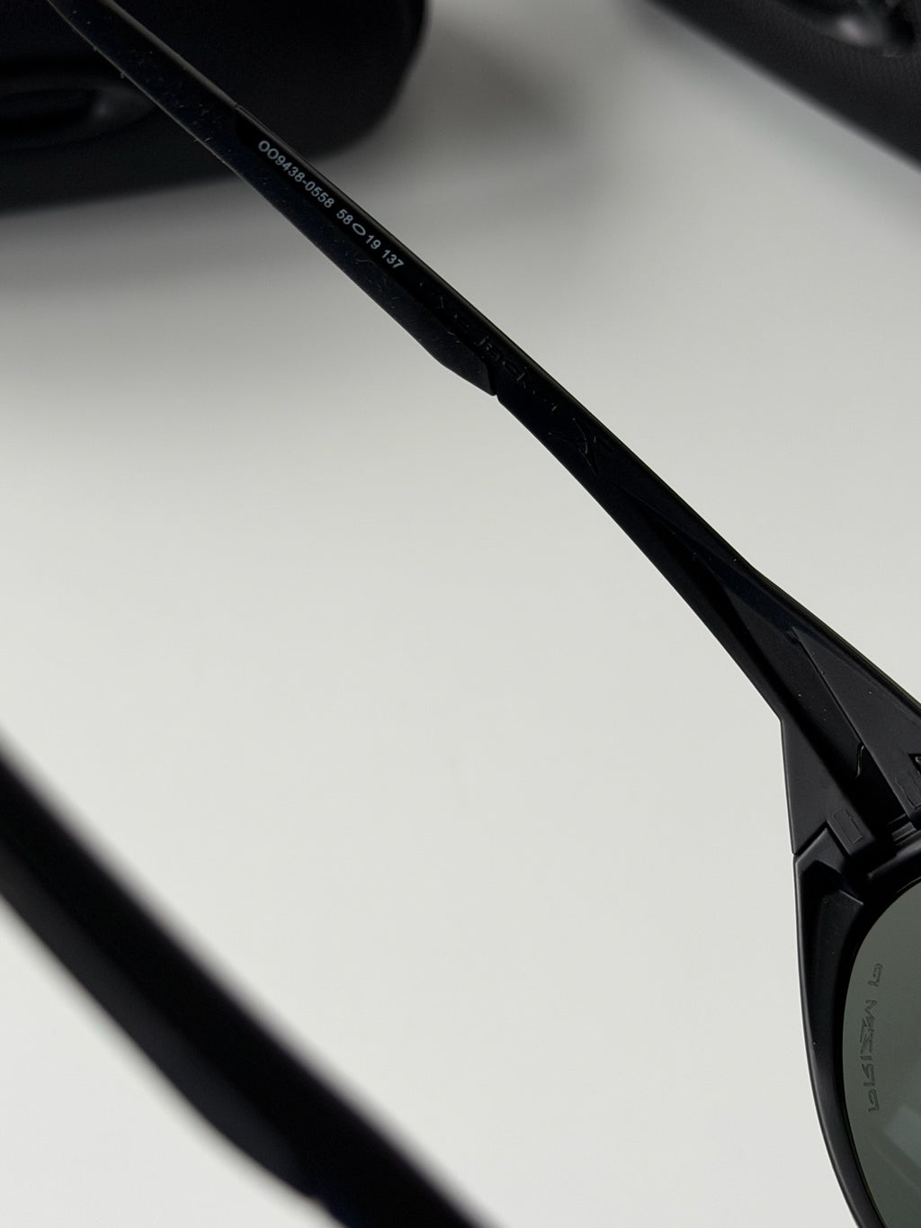 Oakley Eye Jacket Sunglasses – Matte Black Frame / Black Lens | Vintage Y2K Wraparound Shades