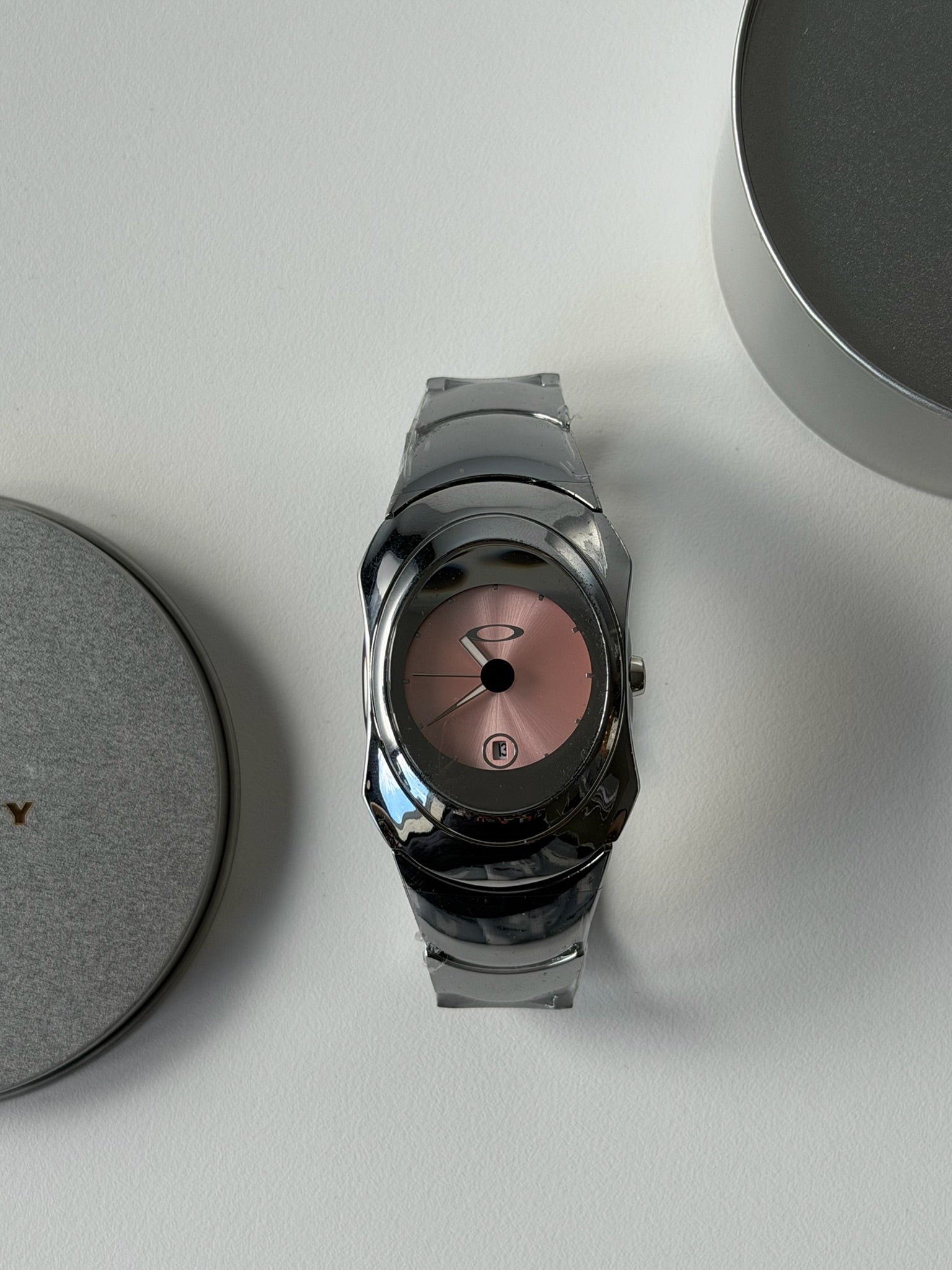 Oakley Time Bomb Style Watch – Rose Quartz Pink