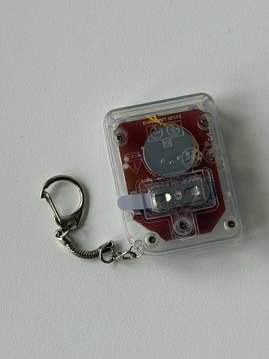 Y2K Transparent Mini Tetris Game Keychain – Playable Retro Gaming Charm