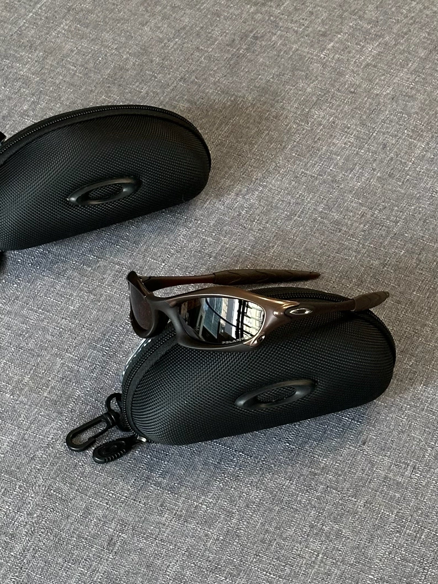 Vintage Oakley Sunglasses: Copper Frame, Copper Lenses with Case