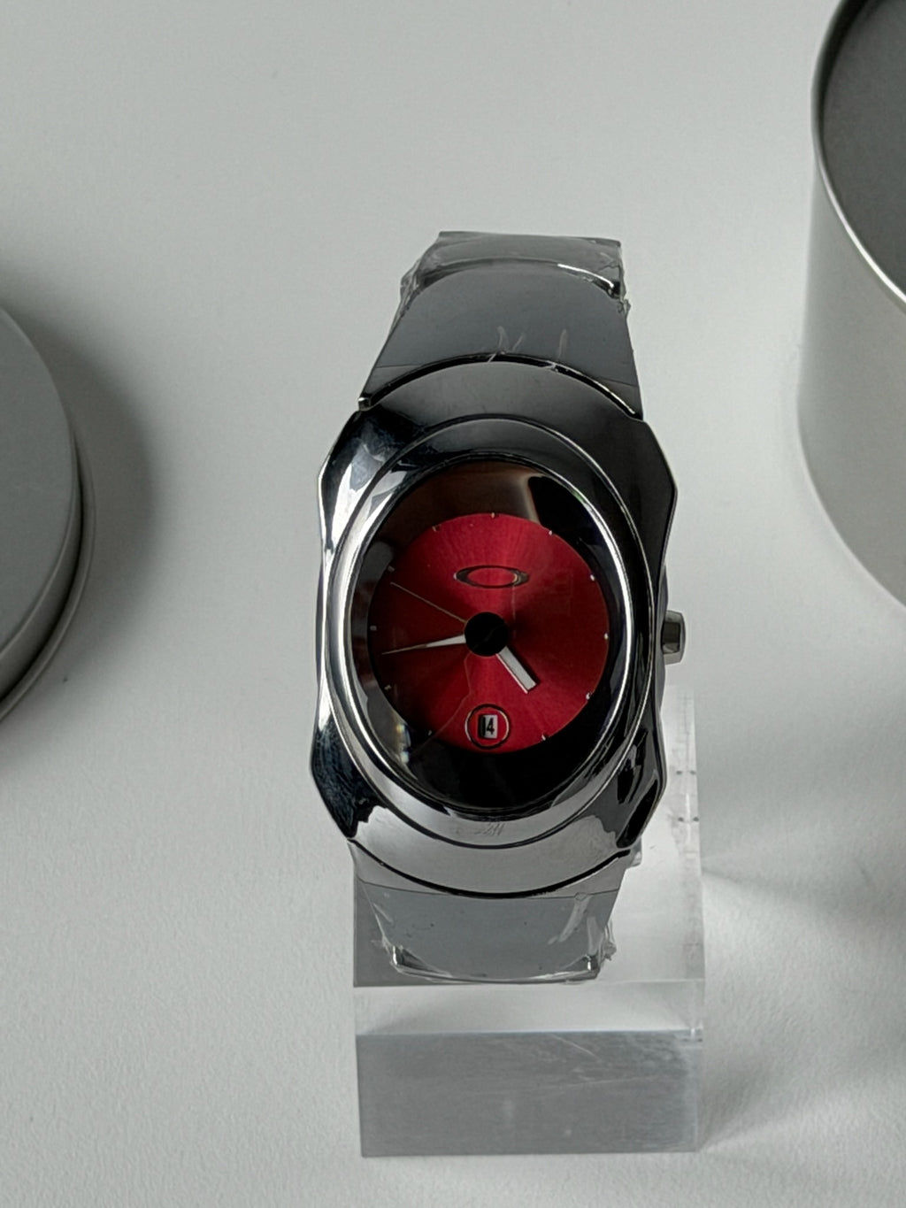 Oakley Time Bomb Style Watch – Crimson Red