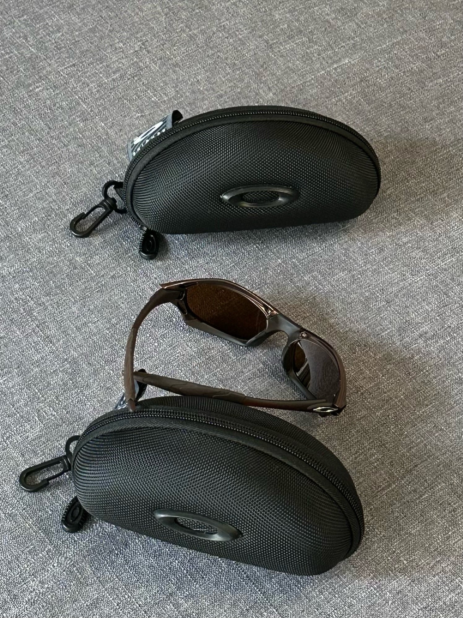 Vintage Oakley Sunglasses: Copper Frame, Copper Lenses with Case