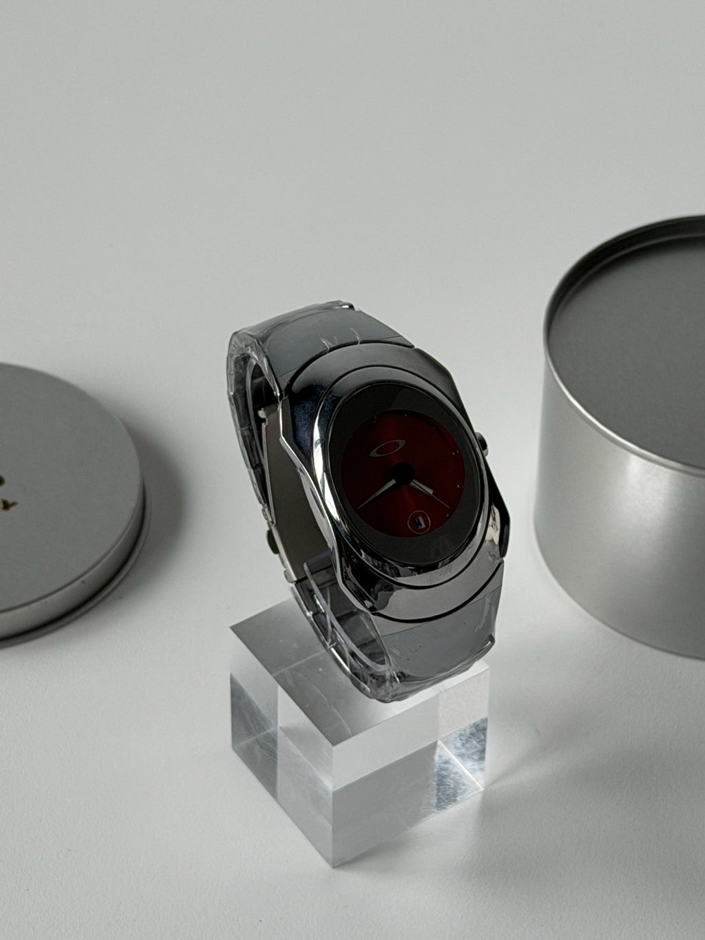 Oakley Time Bomb Style Watch – Crimson Red