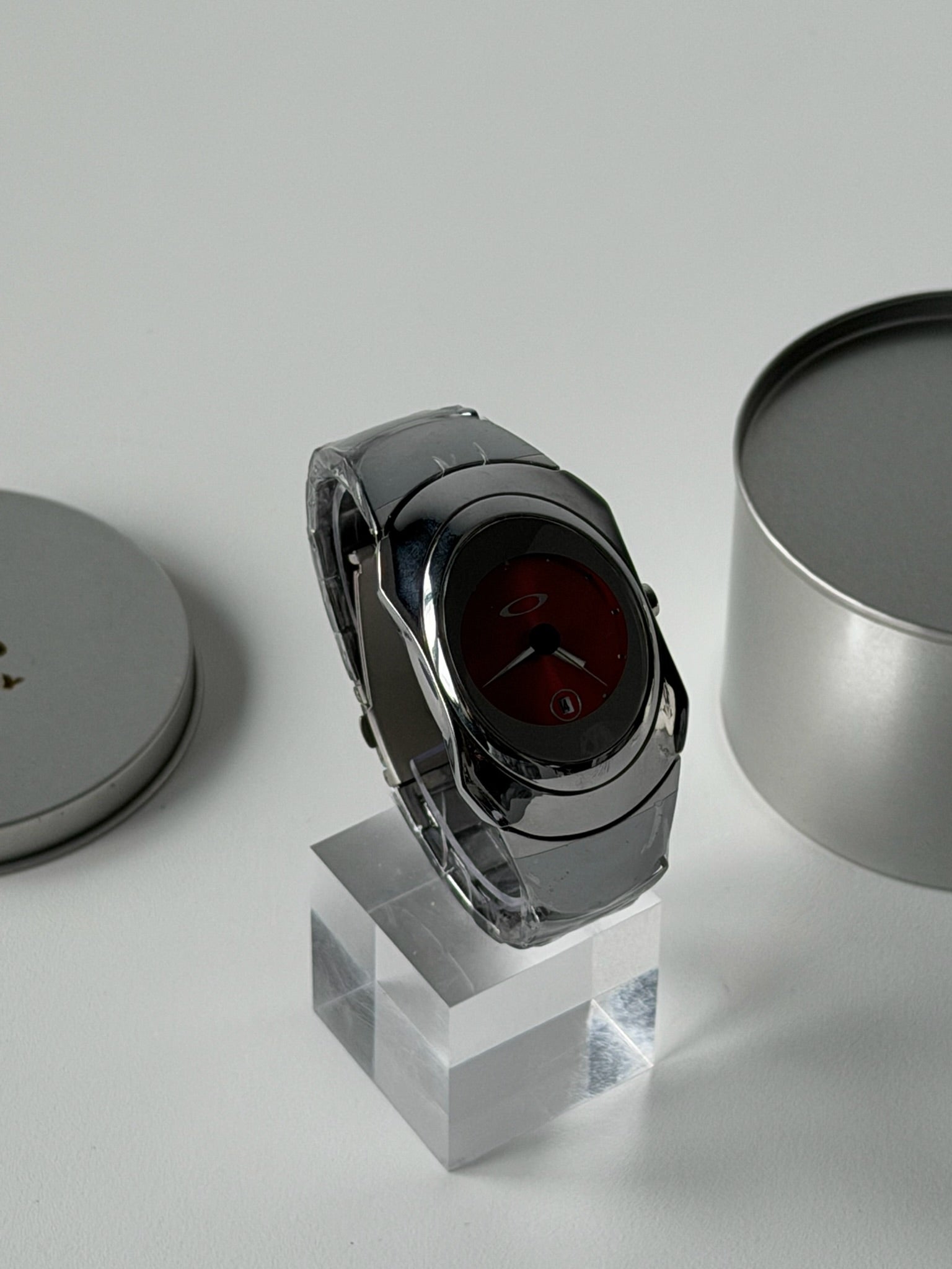 Oakley Time Bomb Style Watch – Crimson Red