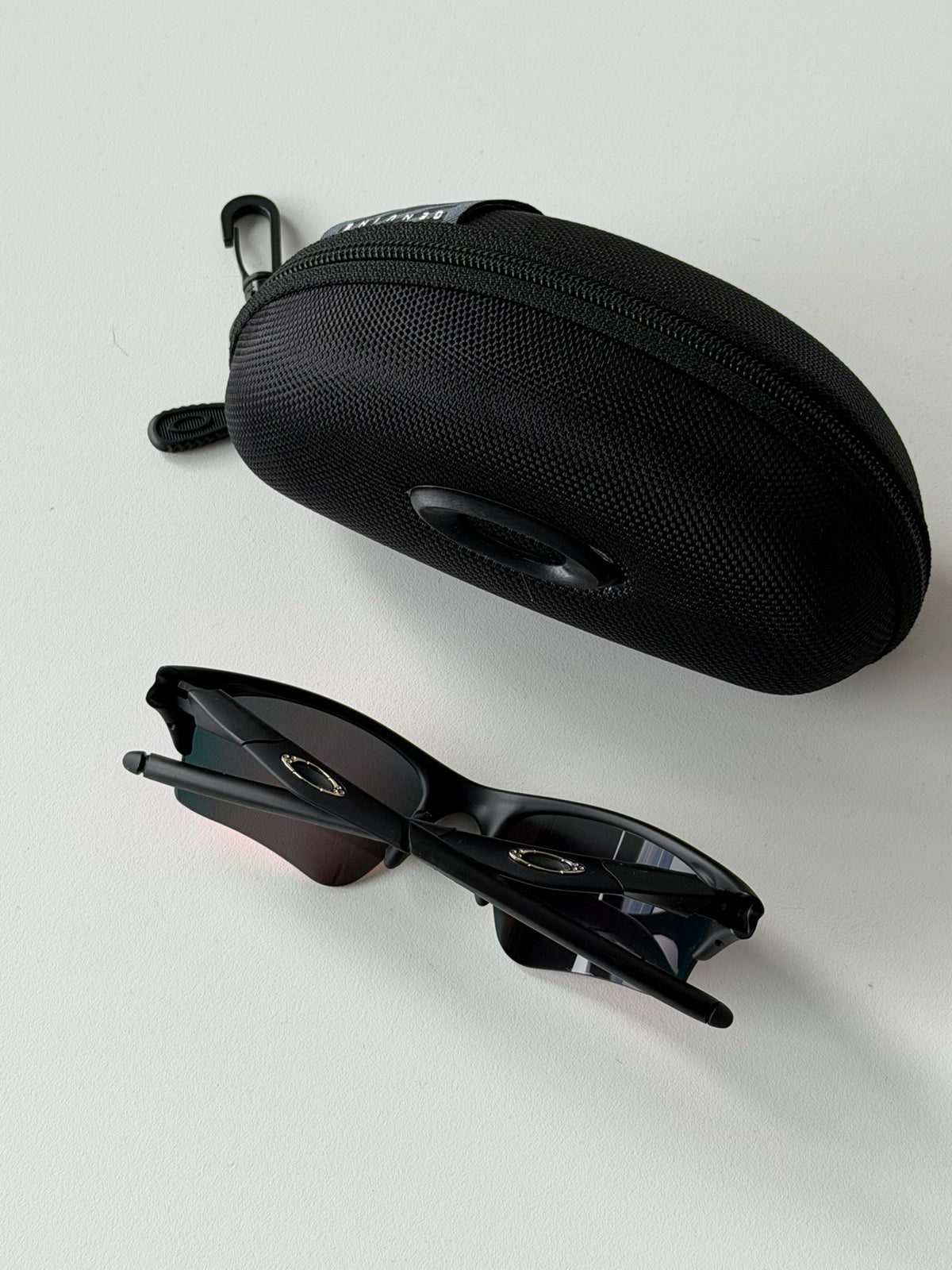 Oakley Half Jacket 1.0 Sunglasses – Black / Fire Iridium Lens