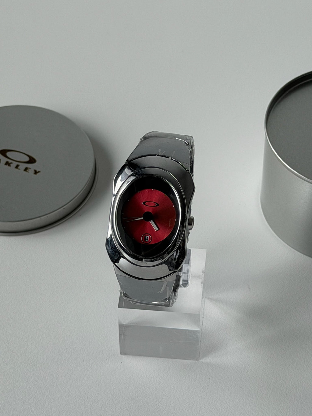 Oakley Time Bomb Style Watch – Crimson Red