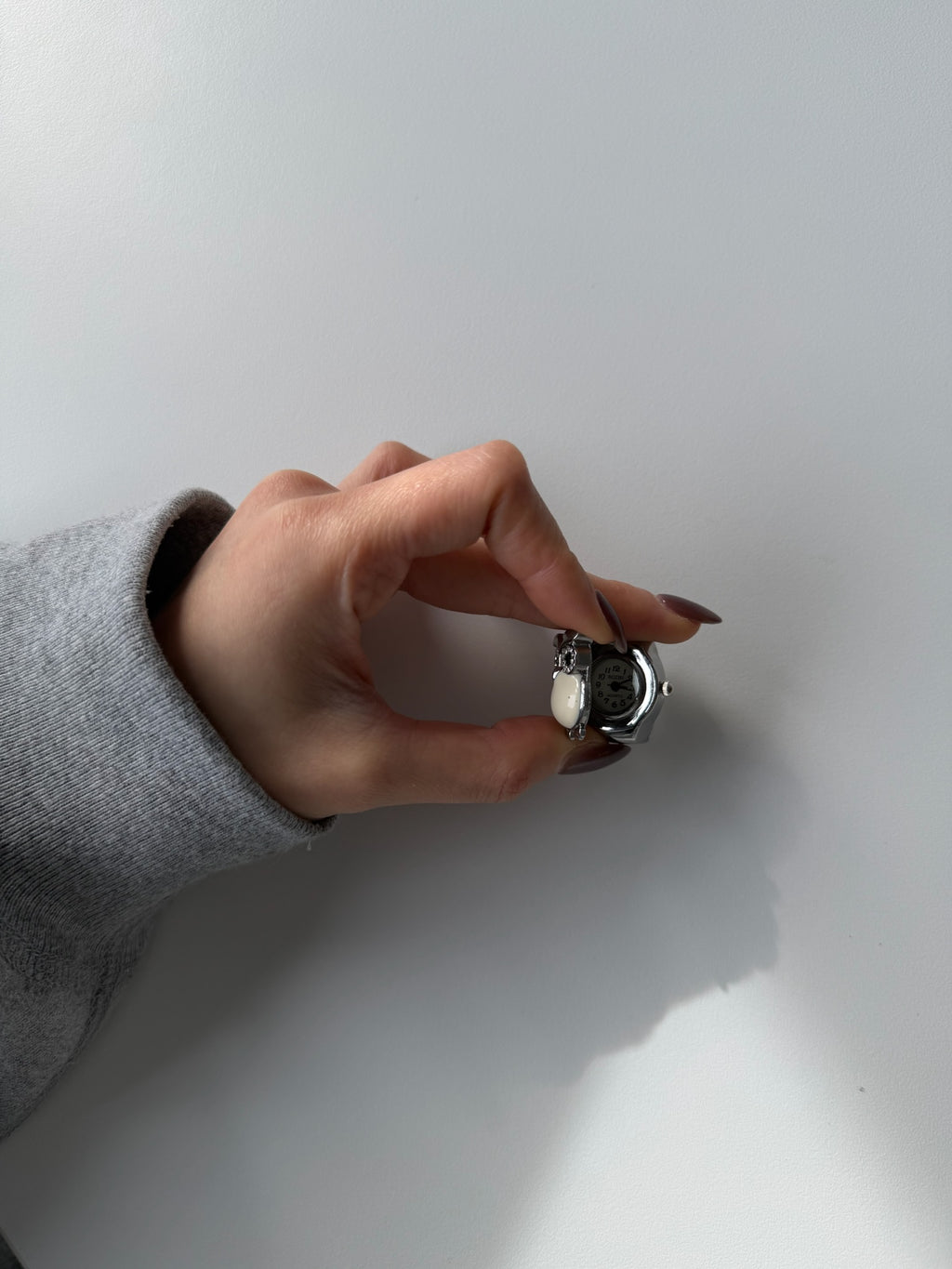 Moonlit Owl Ring Watch – Crystal Owl Adjustable Finger Watch | Vintage Y2K Statement Jewellery