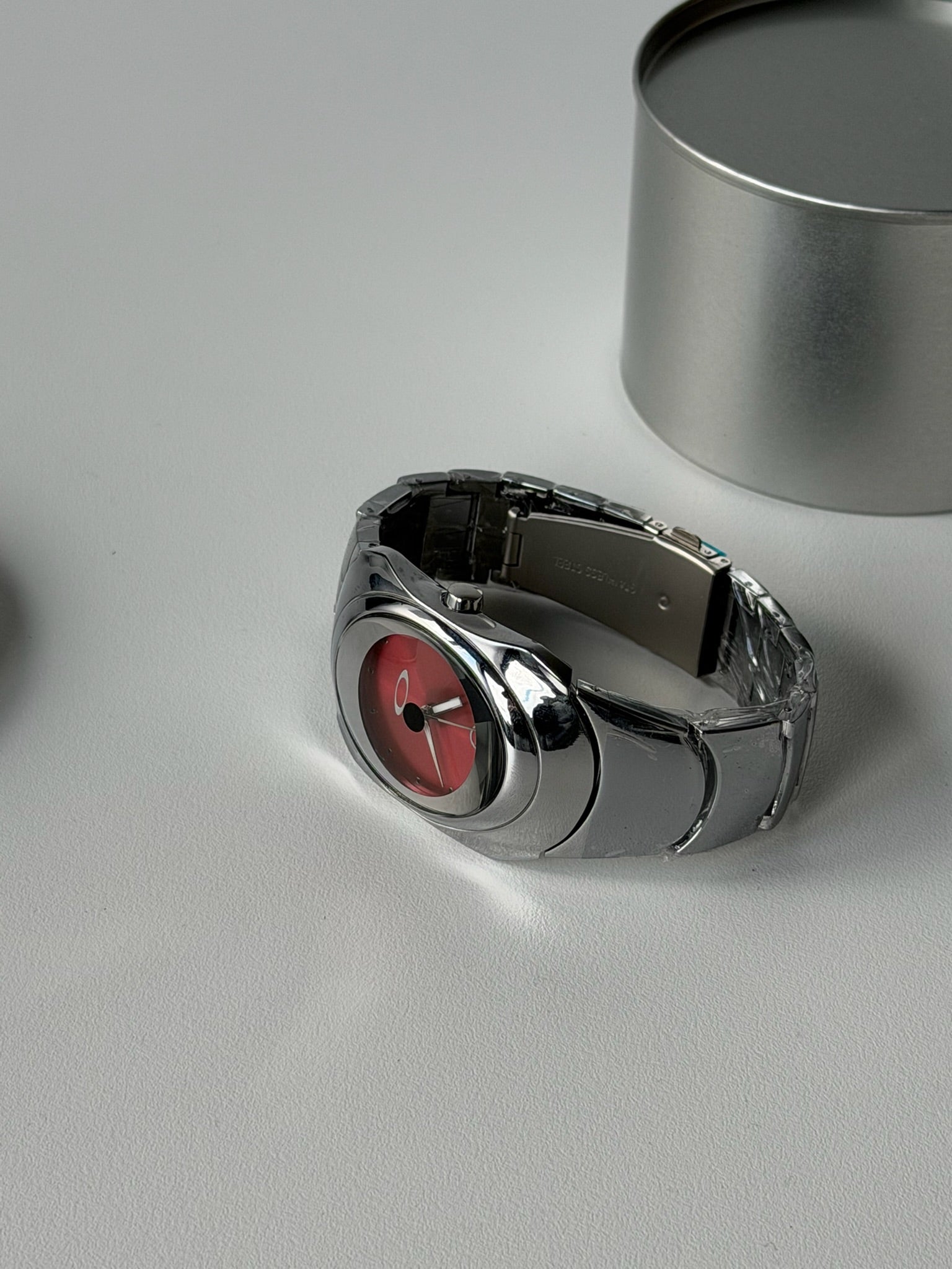 Oakley Time Bomb Style Watch – Crimson Red