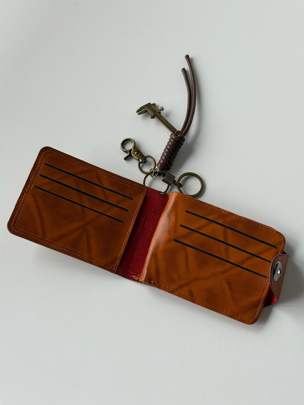 Y2K $100 Bill Clip-On Utility Wallet – Brown