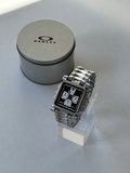 Oakley Minute Machine Watch – Silver / Black Dial