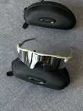 Oakley Performance Shield Sunglasses – Reflective Silver Lens Oakley-Style Sport Frame