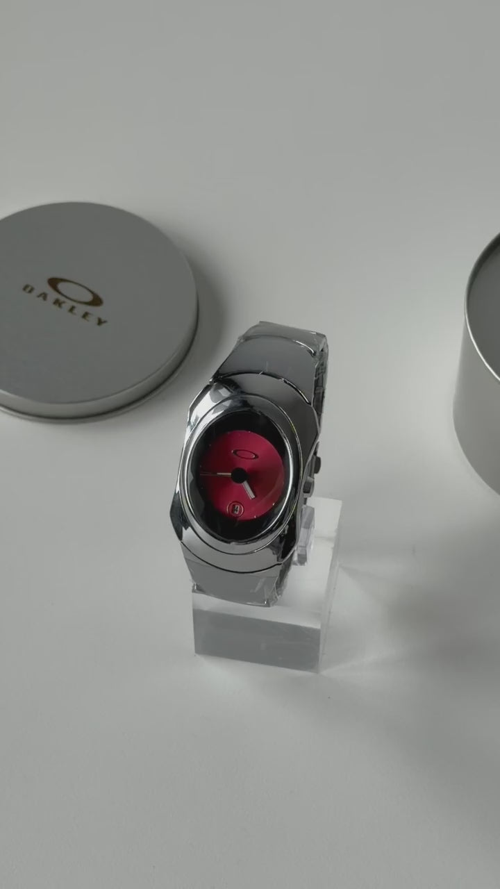 Oakley Time Bomb Style Watch – Crimson Red